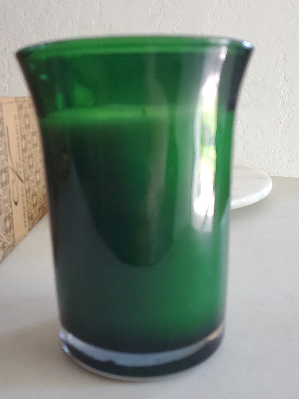 Autumn Maple Leaves scent 24 oz Candle green jar New Home Interiors clean burn - Picture 4 of 15